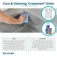 thumbnail image 3 of Elkay ECTSR33229TBG1 Stainless Steel 33" Undermount Double Basin Sink, 3 of 9
