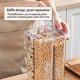 thumbnail image 5 of XWSHYW Almacenamiento y Organización de La Cocina. Recipientes de Almacena Cereales, Recipientes de Hermetica Transparente 2,4 L para Almacena Alimentos de Cocina y Tapas y Compartimentos de Granos,, 5 of 6