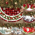 thumbnail image 2 of Faldas para árbol de Navidad de 90/120 cm, tapete de felpa, decoración navideña para el hogar 2024, tapete de base para árbol, adorno navideño, regalo de Año Nuevo 2025, 2 of 5