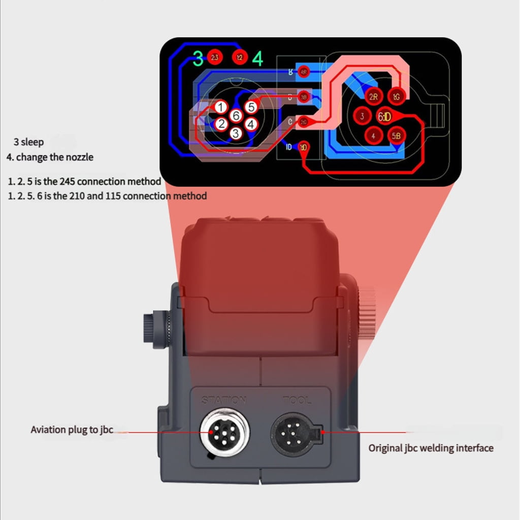 Adjustable 45° Angle Universal Welding Holder Soldering Iron Stand for 210 245 Handles Featuring Sleep Mode Safety Lock