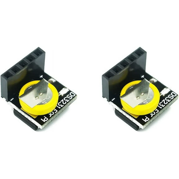 Treedix 2PCS DS3231 High Precision RTC Real Time Clock Module Memory Module RTC adapted to 3.3V/5V Compatible with Arduino and Raspberry Pi