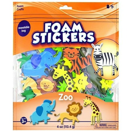 Foam Zoo Stickers
