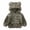 Army Green, variant on Cozy Kids Fleece Hooded Zip Up Jacket, Warm Toddler Outerwear