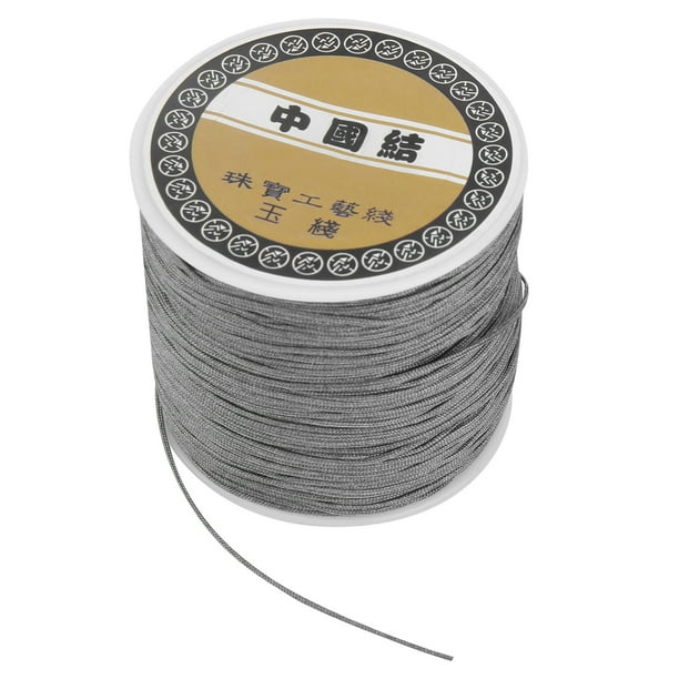 Senjay Chinese Knotting Cord,Nylon Rope 0.8mm Manual Weaving Knitting  Thread DIY Chinese Knotting Cord String,0.8mm Weaving Thread