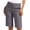 ZA-Gray-flash deals of the day, variant on Frostluinai Bermuda Shorts for Women Knee Length High Waist Solid Chino Shorts Casual Dressy Pull On Flat Front Shorts with Pockets