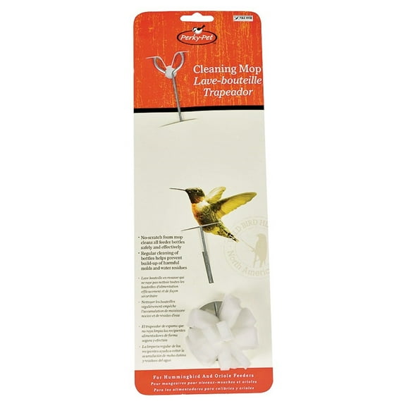 Perky-Pet Bird Feeder Foam Cleaning Mop