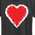 thumbnail image 3 of Instant Message - Tie Dye Heart - Women's Short Sleeve Graphic T-Shirt, 3 of 6