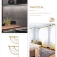 thumbnail image 3 of OULII 2Pcs Shower Shelf Iron Wall Mounted Triangle Bracket for Bathroom Rack, 3 of 6