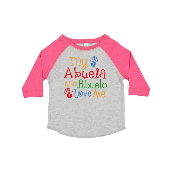 Inktastic My Abuela and Abuelo Love Me Boys or Girls Toddler T-Shirt