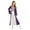 Dark Purple, variant on Zaldita Kids Girls Renaissance Medieval Costume Princess Faire Dress Halloween Flared Sleeve Long Royal Blue 14