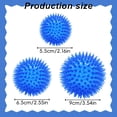 thumbnail image 2 of 2.55In Squeaky Balls for Small Dogs, Spiky Dog Balls for Puppy Teething, Puppy Chew Toys for Teething, Indestructible Toys To Fetch and Train, 2 of 9