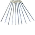 thumbnail image 2 of Northlight LED Transparent Dripping Icicle Christmas Light Tubes - Clear - 14' Clear Wire - 10ct, 2 of 9