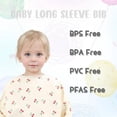 thumbnail image 5 of norinori Baby Weaning Bib With Sleeves Feeding Bibs - Waterproof Bibs Coverall bibs for baby toddler from 6-36 Months soft With Large Pocket Easy to Clean, 5 of 5