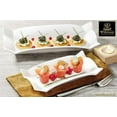 thumbnail image 4 of Wilmax White Porcelain Set Of Platters (12.5" X 6" / Set Of 3) | Dishwasher Safe, Easy To Clean | Fine, English Porcelain | Wl-992583/A, 4 of 6