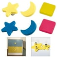 Star Moon Handle Drawer Door Knob Wardrobe Desk Pulls Furniture