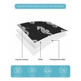 thumbnail image 5 of Quilts Twin-XL Size Bedding Set, Ocean Seahorse Lightweight Quilted Comforter, Summer Nautical Coastal Textured Black Soft Reversible Bedspread Coverlet with Pillow Covers for All Season, 68" x 98", 5 of 7