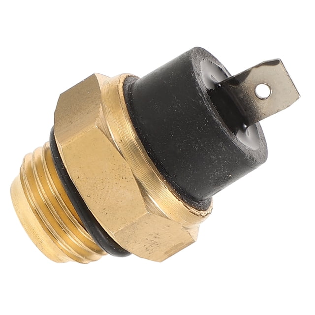 Minkissy 1Pcs Radiator Coolant Fan Switch Metal Temperature Detection For Engine Cooling System Repair