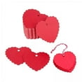 thumbnail image 1 of 6x 50 Etiquetas de Regalo de Valentín, Etiquetas de Regalo en Forma de Corazón, Etiquetas Colgantes de Papel para Decoración Del Día de Valent 6 piezas, 1 of 8