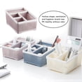 thumbnail image 2 of Baohd Plastic Desktop Cosmetics Storage Box Imitation Rattan Office Student Stationery Organizer Lipstick Holder, 2 of 7