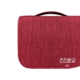 thumbnail image 1 of Neceser De Viaje Mujer, Cosmetiqueras, bolsa Organizadora Color Bordo, 1 of 3
