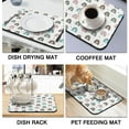 thumbnail image 4 of Premium Absorbent Coffee Bar Mat - Eco-Friendly 17-Layer Design with Non-Slip Base for Coffee Machines & Kitchen Countertops, 4 of 7