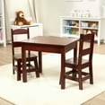 thumbnail image 2 of Melissa & Doug Wooden Table & Chairs - Espresso, 2 of 4