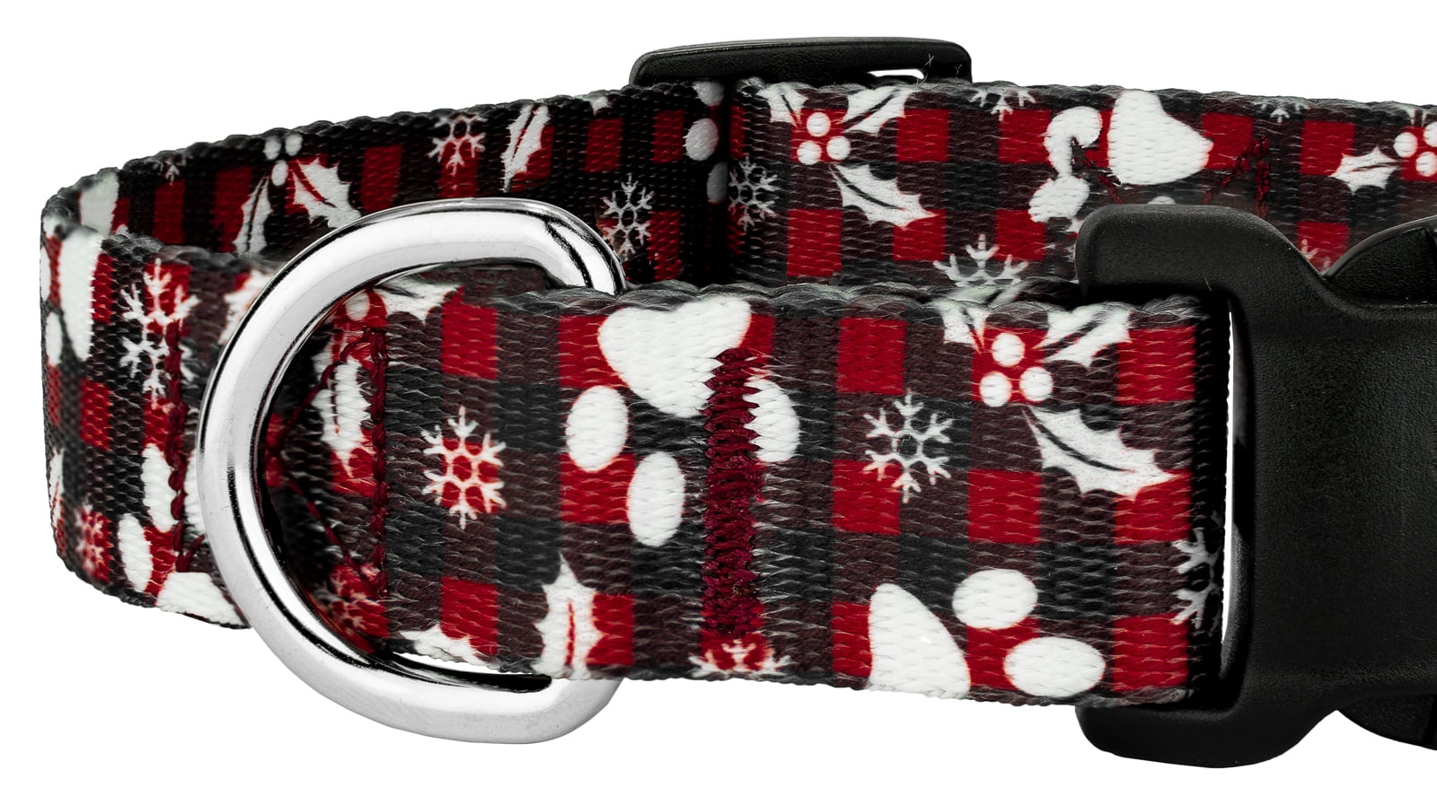 Country Brook Petz® Christmas Plaid Everyday Dog Collar and Leash, Large