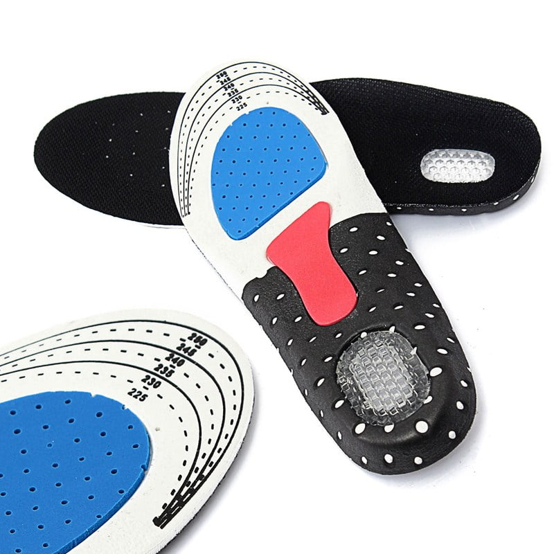 Unisex Gel Orthotic Sport Running Insoles Insert Shoe Pad Arch Support Cushion W