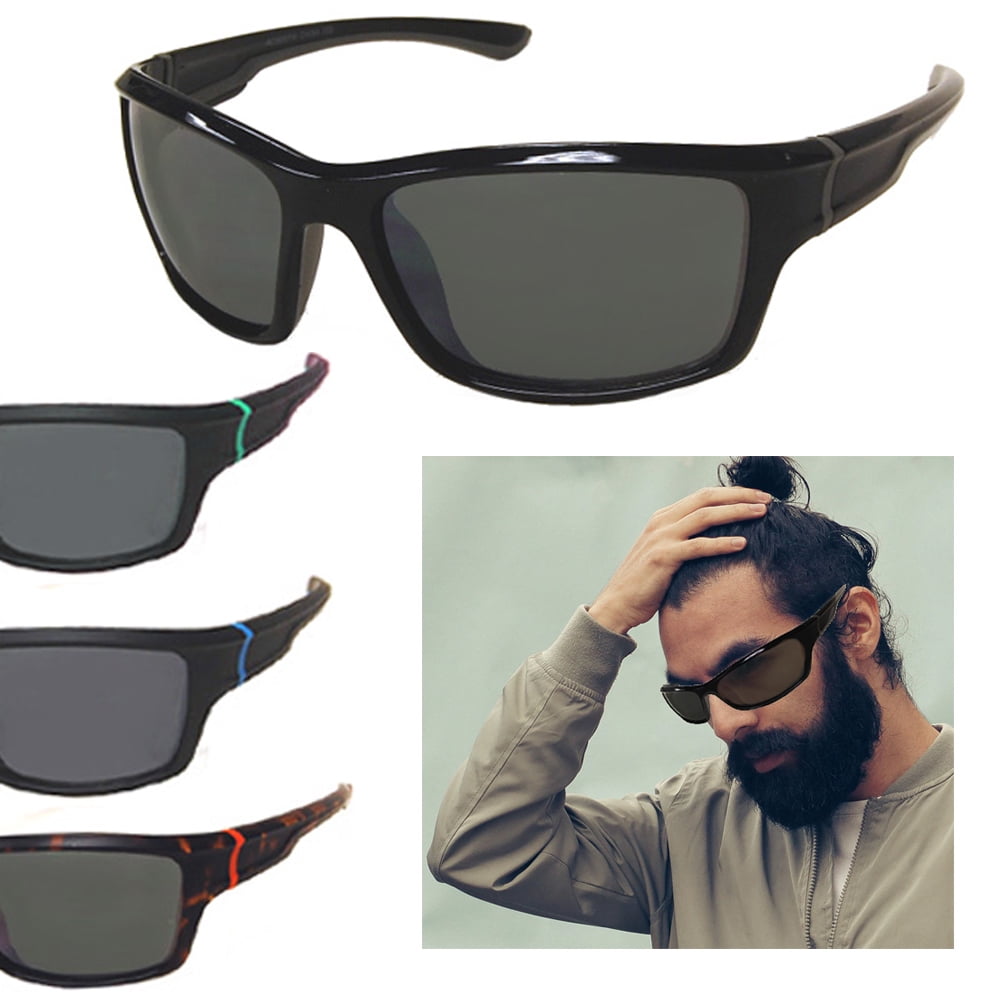 Mens Polarized Sunglasses Nitrogen Sport Running Fishing Golfing Driving Glasses