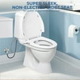 thumbnail image 3 of Hodvit Non-Electric Toilet Seat Bidet Seat with Self Cleaning Dual Nozzles Natural Water Spray, White, 3 of 8