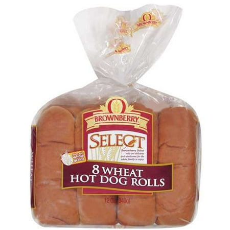 Brownberry: Select Wheat Hot Dog Rolls, 8 ct