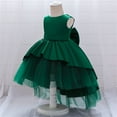 thumbnail image 7 of HIPYLO Green Christmas Dress Girls Maxi Dress Chiffon Dress Long Sleeve Mesh Dress Baby Girl 3-6 Months Outfits Best Friend Gift 2t Clothes Boys, Green 12-18 Months, 7 of 7
