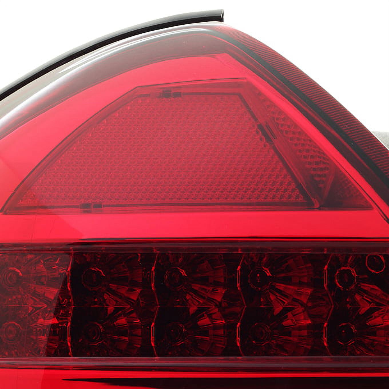 AKKON - For Dark Red 1998-2011 Crown Victoria LED Tail Lights Brake Lamp Replacement Driver And Passenger Side Pair