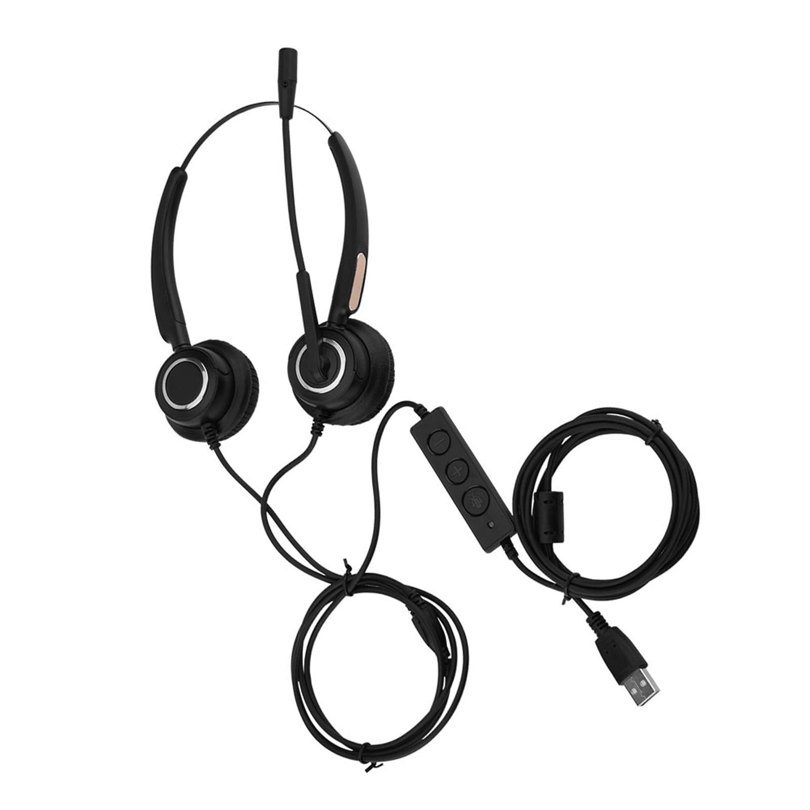 Headset With Microphone USB, Comfortable Wearing Call Center