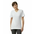 thumbnail image 3 of American Apparel CVC V-Neck T-Shirt, Style G2006CVC, White 2-Pack, 3 of 6