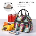 thumbnail image 3 of Honeii Trendy Colorful Pineapples for Insulated Lunch Box, Lunch Bag Lunch Cag for Both Genders with An Adjustable Shoulder Strap, 3 of 5