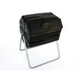 thumbnail image 5 of FCMP Outdoor 37 Gallon Single Chamber Roto Tumbling Compost Bin, Black, 5 of 6