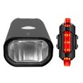 thumbnail image 4 of Faro delantero para bicicleta Nikou Aleación de aluminio carga USB luz de advertencia roja, 4 of 13