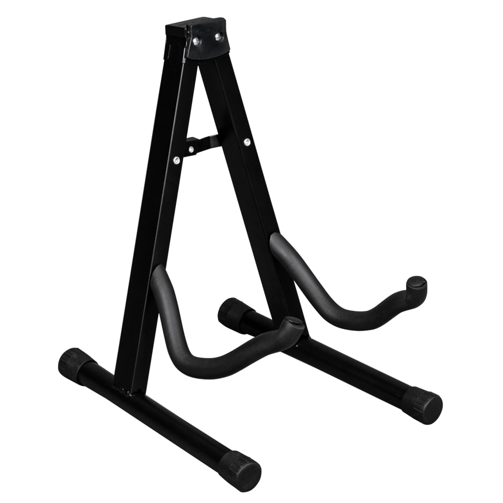 Kepooman Collapsible Portable Metal Guitar Stand for Electric Bass Wooden Guitar, Black Kepooman Collapsible Portable Metal Guitar Stand for Electric Bass Wooden Guitar, Black