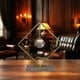 thumbnail image 4 of European Lights Luxurys Metal Geometric Crystal Ornaments Creatives Home Office Decorations Wheats Iron Crafts, 4 of 6