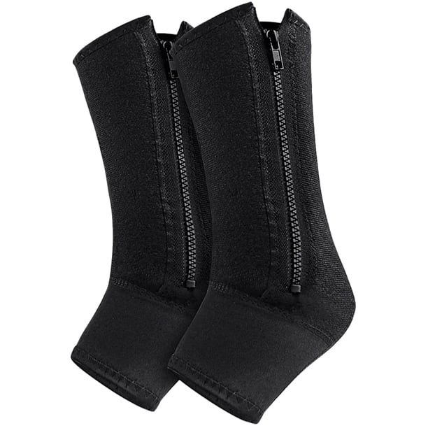 2 uds funda protectora de tobillo cremallera ajustable Protector de tobillo manga de tobillo