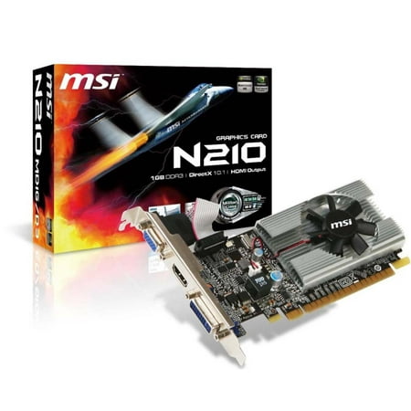 Geforce 210 1024 MB DDR3 PCI-Express 2.0 Graphics Card MD1G/D3, MSI Afterburner Overclocking Utility By