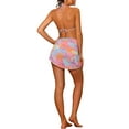 thumbnail image 3 of Conjuntos de bikini de 3 piezas para mujer INSPIRE CHIC, trajes de baño de triángulo con lazo halter y faldas de playa con pareo, colorido, tamaño pequeño, 3 of 5