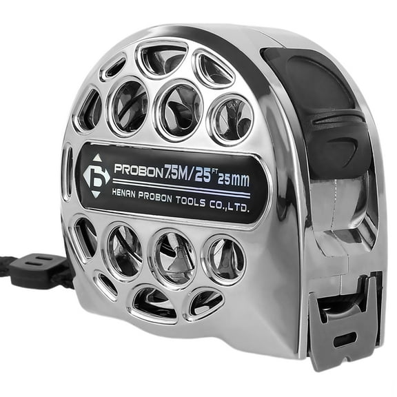 Toorise Retractable Tape 25FT Stainless Steel Measuring Tape with Double-sided Scale Waterproof Portable Retractable Measure Ruler for Household Agricultural Industrial Woodworking