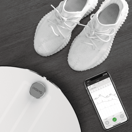 Qardio - Body Fat Monitor Scale - Arctic White