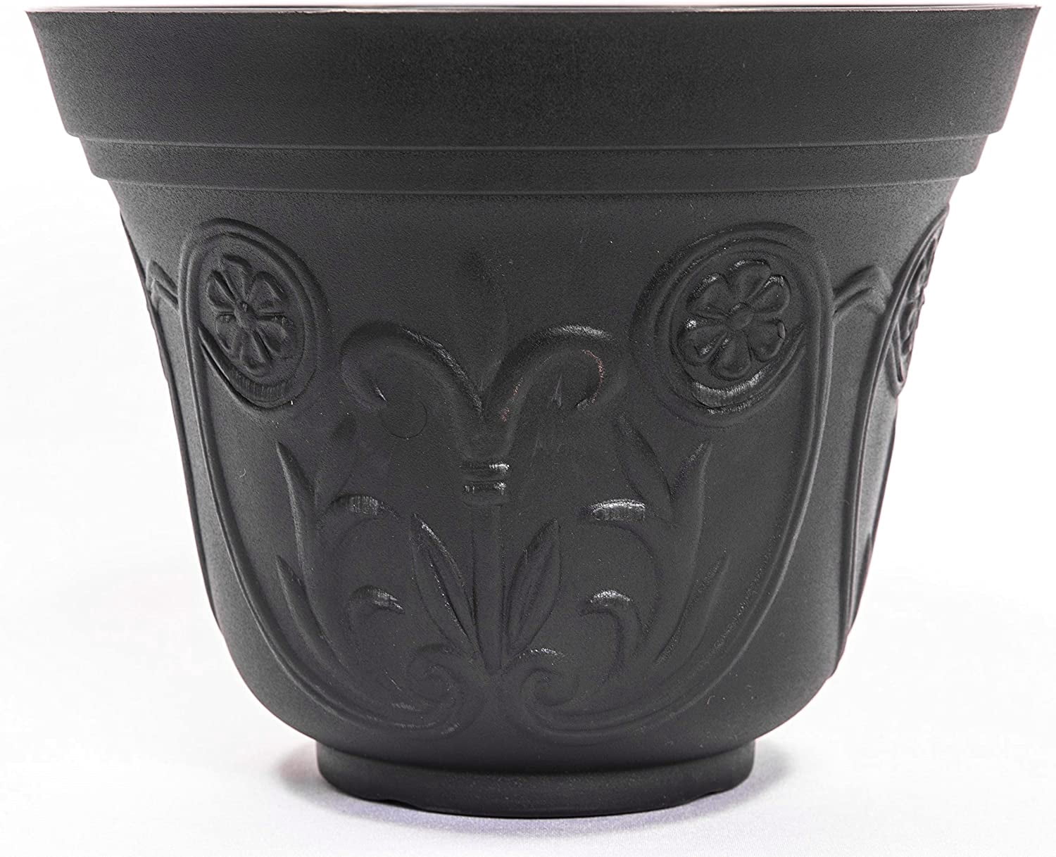 Small Medieval 10X8" inches Plastic Flowerpot/Planter/Urn with Rustic Greek/Roman Look for Nursery Indoor, Outdoor, Garden, Patio, Office Ornaments, Home Decor, Long Lasting, Reusable, Light Weight