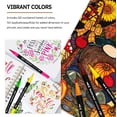 thumbnail image 3 of 120 Colors colouring markers, Dual Tips Brush Markers for adult coloring books, fine tip markers and felt tip pens for Drawing, B, 3 of 8