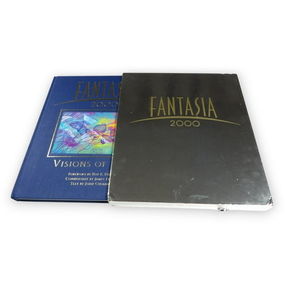Roy E. Disney Signed Autographed Hardcover Book Fantasia 2000 JSA LL62074