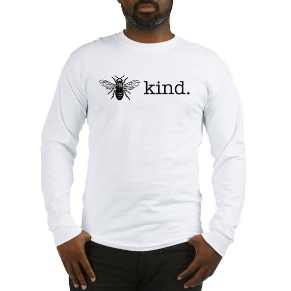 CafePress - Be Kind Long Sleeve T Shirt - Unisex Cotton Long Sleeve T-Shirt