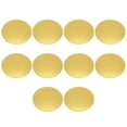 thumbnail image 1 of FUEENIRVA 10 Pcs Papier de Présentation Rond en Forme de Plateau de Gâteau Doré pour Souper en Famille, 1 of 5